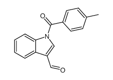 1-(4-methylbenzoyl)indole-3-carbaldehyde Structure