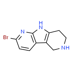 2-溴-6,7,8,9-四氢-5H-吡咯并[2,3-B:4,5-C']二吡啶结构式