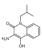 3-amino-4-hydroxy-1-(2-methylpropyl)quinolin-2-one Structure