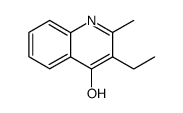 3-ethyl-2-methylquinolin-4-ol结构式