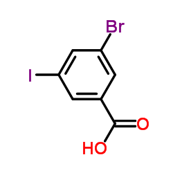 3-Bromo-5-iodobenzoic acid structure