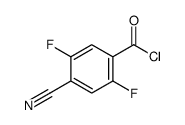 Benzoyl chloride, 4-cyano-2,5-difluoro- (9CI)结构式