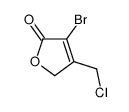4-bromo-3-(chloromethyl)-2H-furan-5-one结构式