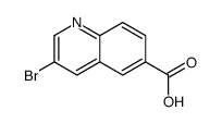 3-bromoquinoline-6-carboxylic acid structure