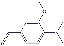 4-Dimethylamino-3-methoxy-benzaldehyde Structure