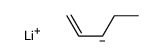 Lithium, 2-pentenyl结构式