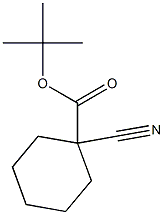 1-Cyano-cyclohexanecarboxylic acid tert-butyl ester structure