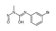 3-(3-bromophenyl)-1-methyl-1-nitrosourea结构式