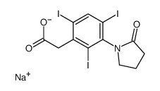3-(2-Oxo-1-pyrrolidinyl)-2,4,6-triiodophenylacetic acid sodium salt picture