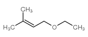 1-Ethoxy-3-methyl-2-butene Structure