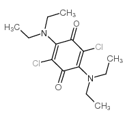 2,5-Cyclohexadiene-1,4-dione,2,5-dichloro-3,6-bis(diethylamino)- picture