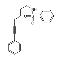4-methyl-N-(6-phenylhex-5-ynyl)benzenesulfonamide结构式