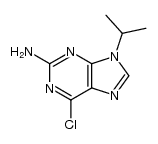 2-amino-6-chloro-9-isopropyl-9H-purine Structure