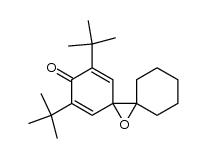 2,4-di-tert-butyl-13-oxa-dispiro[5.0.5.1]trideca-1,4-dien-3-one Structure