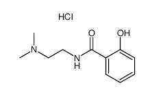 N-(2-Dimethylamino-ethyl)-2-hydroxy-benzamide; hydrochloride结构式