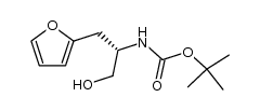 (S)-tert-butyl (1-(furan-2-yl)-3-hydroxypropan-2-yl)carbamate Structure