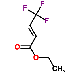 Ethyl-(2E)-4,4,4-trifluorbut-2-enoat structure