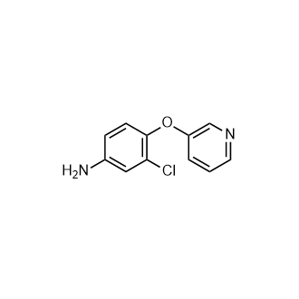 3-Chloro-4-(pyridin-3-yloxy)aniline Structure