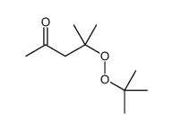 4-[(1,1-dimethylethyl)dioxy]-4-methylpentan-2-one Structure