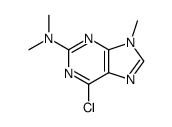 6-chloro-N,N,9-trimethyl-9H-purin-2-amine Structure