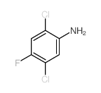 2,5-二氯-4-氟苯胺结构式