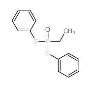Phosphonodithioic acid,ethyl-, S,S-diphenyl ester (8CI)结构式