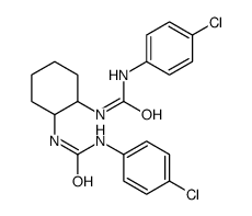 N',N'''-1,2-cyclohexanediylbis[N-(4-chlorophenyl)urea] Structure