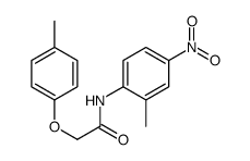 N-(2-Methyl-4-nitrophenyl)-2-(4-methylphenoxy)acetamide Structure