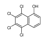 5,6,7,8-tetrachloronaphthalen-1-ol结构式