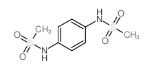 N-(4-methanesulfonamidophenyl)methanesulfonamide结构式