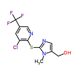 (2-([3-CHLORO-5-(TRIFLUOROMETHYL)-2-PYRIDINYL]SULFANYL)-1-METHYL-1H-IMIDAZOL-5-YL)METHANOL picture