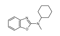 N-cyclohexyl-N-methylbenzoxazol-2-amine Structure