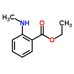Ethyl 2-(methylamino)benzoate structure
