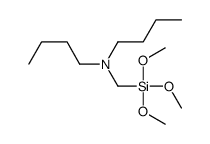 N-butyl-N-(trimethoxysilylmethyl)butan-1-amine Structure