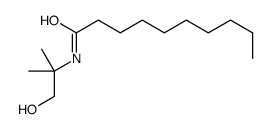 N-(1-hydroxy-2-methylpropan-2-yl)decanamide Structure