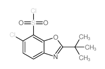 2-tert-butyl-6-chloro-benzooxazole-7-sulfonyl chloride picture