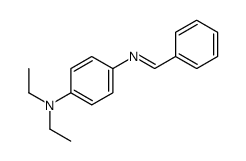4-(benzylideneamino)-N,N-diethylaniline结构式