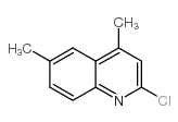 2-CHLORO-4,6-DIMETHYL-QUINOLINE Structure