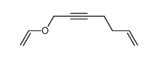 7-vinyloxyhept-1-en-5-yne Structure