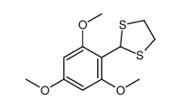 2-(2,4,6-trimethoxyphenyl)-1,3-dithiolane结构式