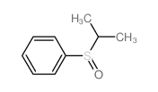 Benzene,[(1-methylethyl)sulfinyl]- structure