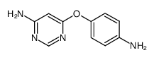 6-(4-amino-phenoxy)-pyrimidin-4-ylamine Structure