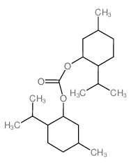 bis(2-isopropyl-5-methylcyclohexyl) carbonate (en)Cyclohexanol, 5-methyl-2-(1-methylethyl)-, carbonate (2:1) (en)结构式