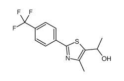 1-(4-METHYL-2-(4-(TRIFLUOROMETHYL)PHENYL)THIAZOL-5-YL)ETHANOL structure