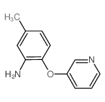 5-Methyl-2-(3-pyridinyloxy)aniline结构式