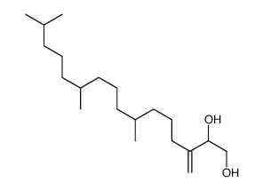 7,11,15-trimethyl-3-methylidenehexadecane-1,2-diol结构式