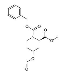 (2R)-4-formylpipecolic acid methyl ester Structure