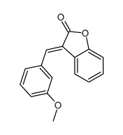 3-[(3-methoxyphenyl)methylidene]-1-benzofuran-2-one Structure