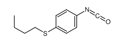 1-butylsulfanyl-4-isocyanatobenzene Structure