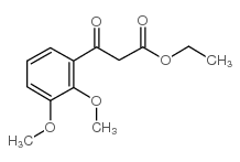 3-(2,3-二甲氧基苯基)-3-氧丙酸乙酯结构式